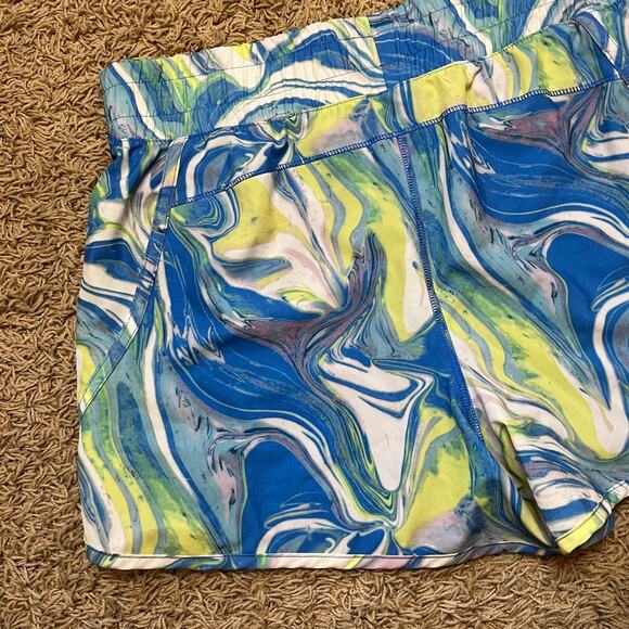 Avia Blue / Green / Yellow Athletic Shorts Size Medium (8-10) - Picture 9 of 9